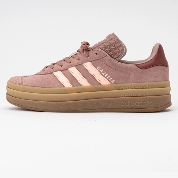 Adidas Gazelle Pink Warm Clay Women's Platform Shoes sz 7 - Picture 2 of 8